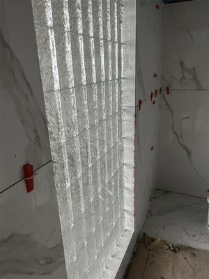 透明双面冰纹热熔砖卫生间洗手间家庭装修竖砌齐缝拼