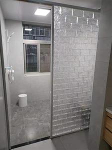 双面冰纹热熔砖透明色家庭装修立砌工字砌卫生间洗手间