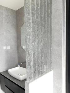 透明双面冰纹家庭装修卫生间洗手间竖砌高低拼